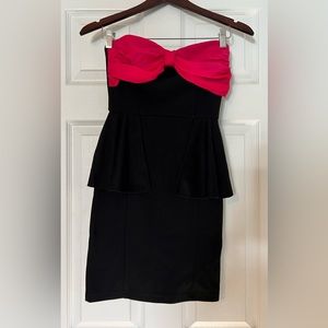 Paprika Strapless Dress